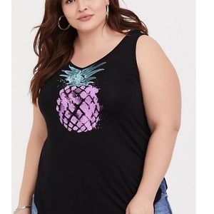 Torrid 3X Pineapple Graphic Tank
